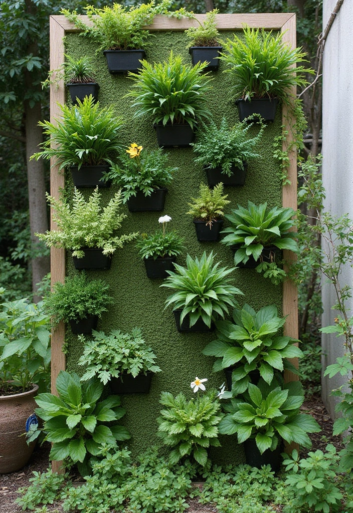 16 Backyard Decor Ideas That'll Make You Feel Like You're on Vacation Every Day! - 8. Creative Vertical Gardens
