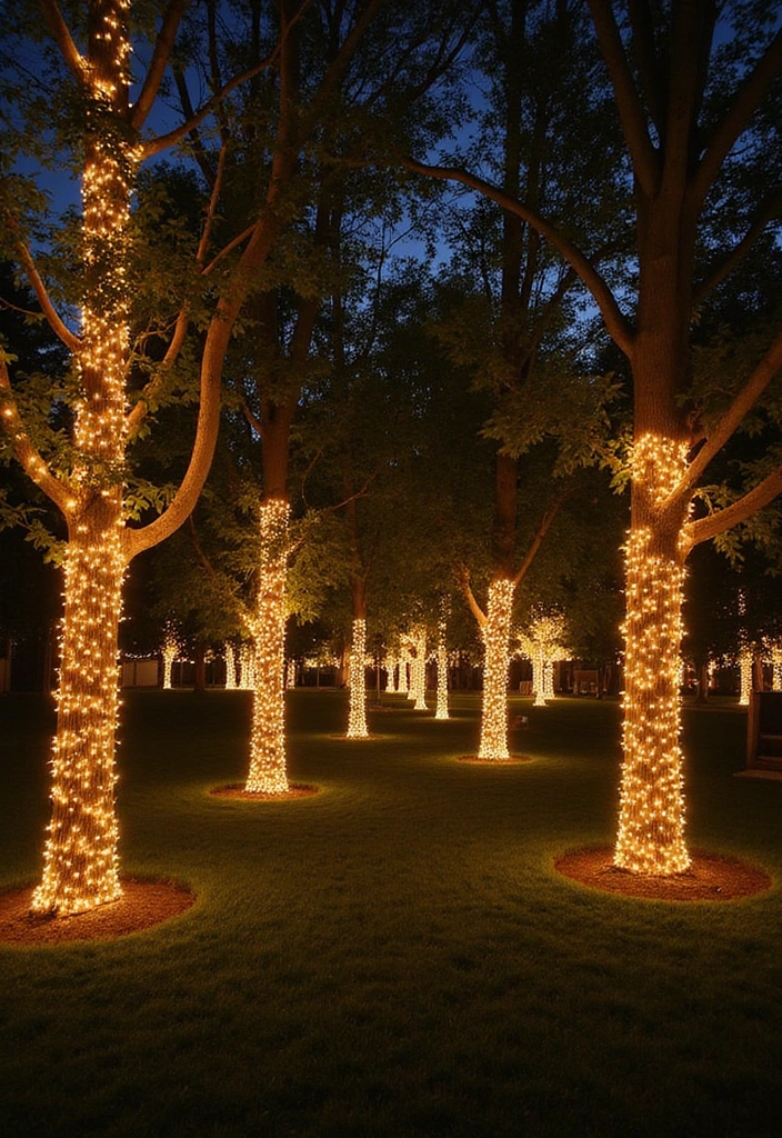 16 Backyard Decor Ideas That'll Make You Feel Like You're on Vacation Every Day! - 9. Cozy Firefly Lighting