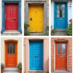 16 Bold Painted Wooden Doors That Will Transform Your Home's Vibe (You’ll Love #7!)