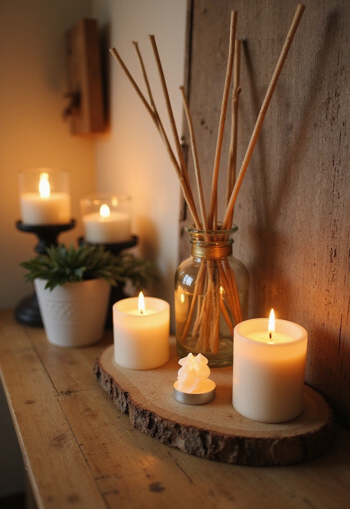 16 Entryway Ideas That'll Make a Stunning First Impression (Your Guests Won't Want to Leave!) - 16. Scent and Ambiance