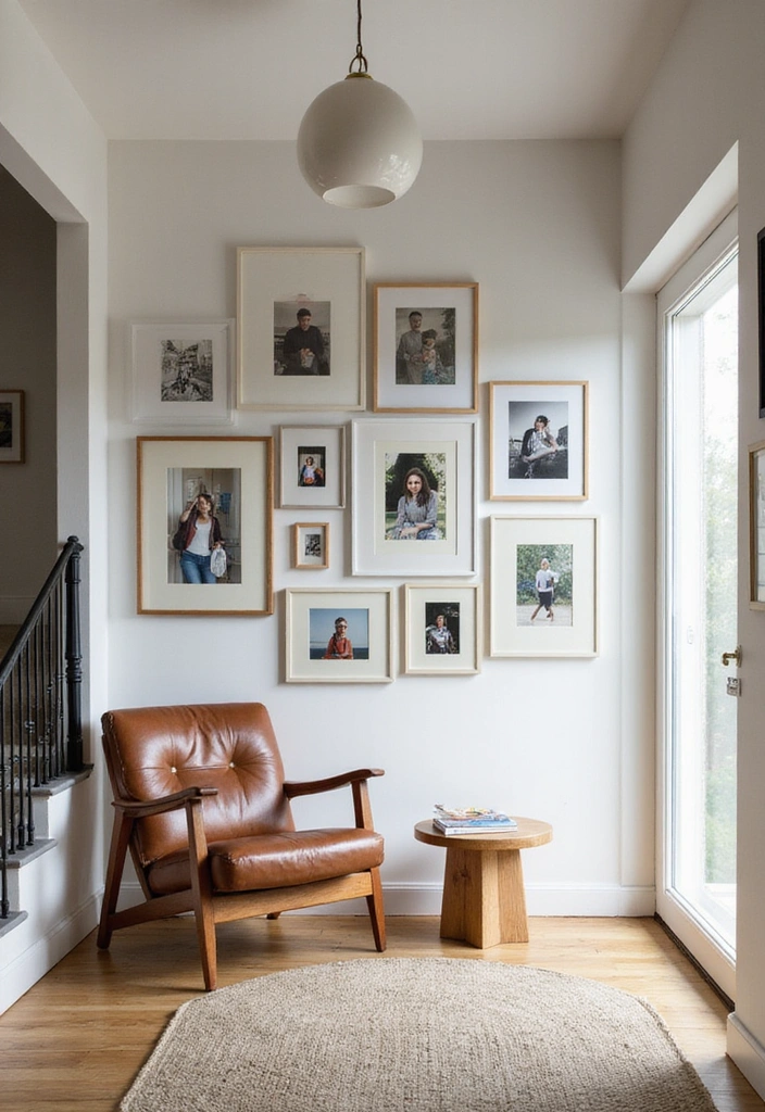 16 Entryway Ideas That'll Make a Stunning First Impression (Your Guests Won't Want to Leave!) - 3. Gallery Wall