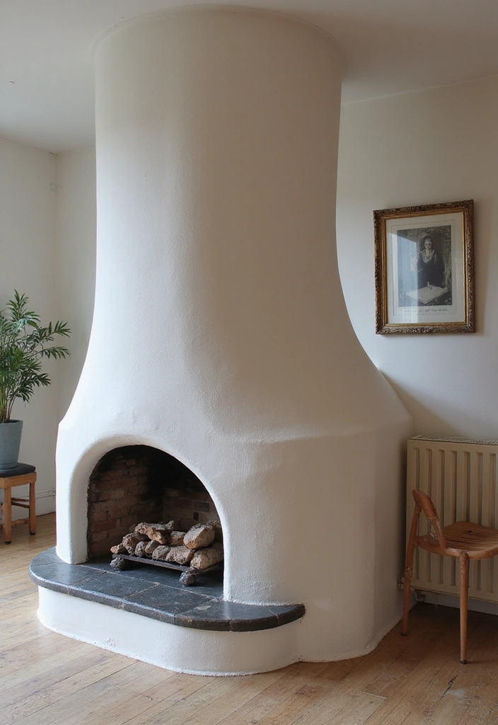 16 Ingenious Small Space Chimney Designs That Maximize Style (You’ll Be Amazed by #10!) - 10. Curvy Chimney Charm