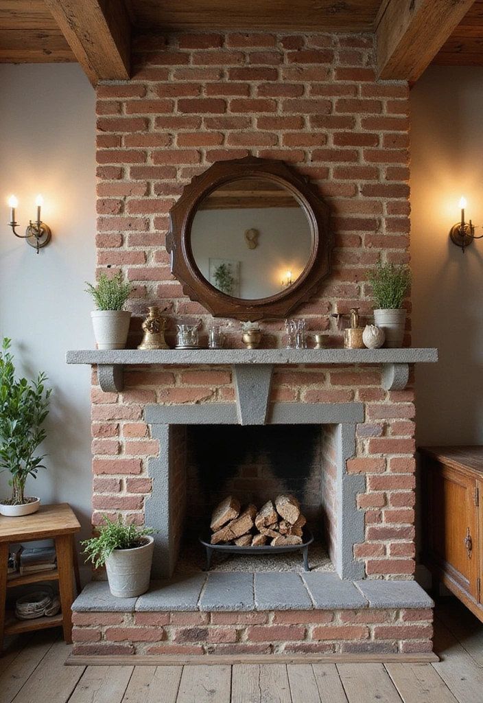 16 Ingenious Small Space Chimney Designs That Maximize Style (You’ll Be Amazed by #10!) - 4. Vintage Charm with a Twist