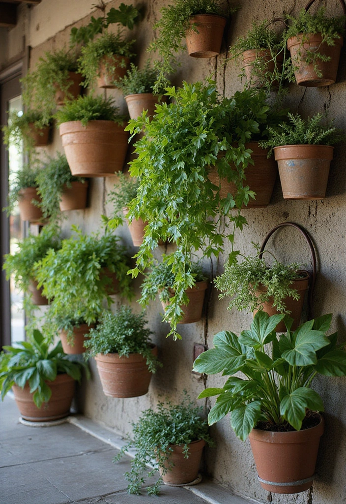 16 Rustic Wall Decor Ideas That Bring the Outdoors In (You'll Love #9!) - 3. Wall-Mounted Planters