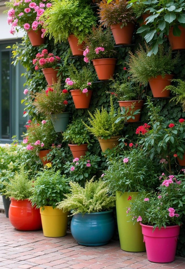16 Space-Saving Vertical Garden Set Up Ideas That Will Blow Your Mind (#4 Is Genius!) - 16. Vertical Garden with Seasonal Plants