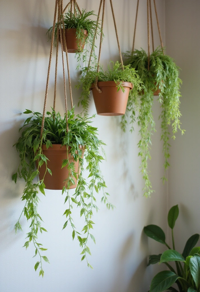 16 Space-Saving Vertical Garden Set Up Ideas That Will Blow Your Mind (#4 Is Genius!) - 3. Hanging Planters