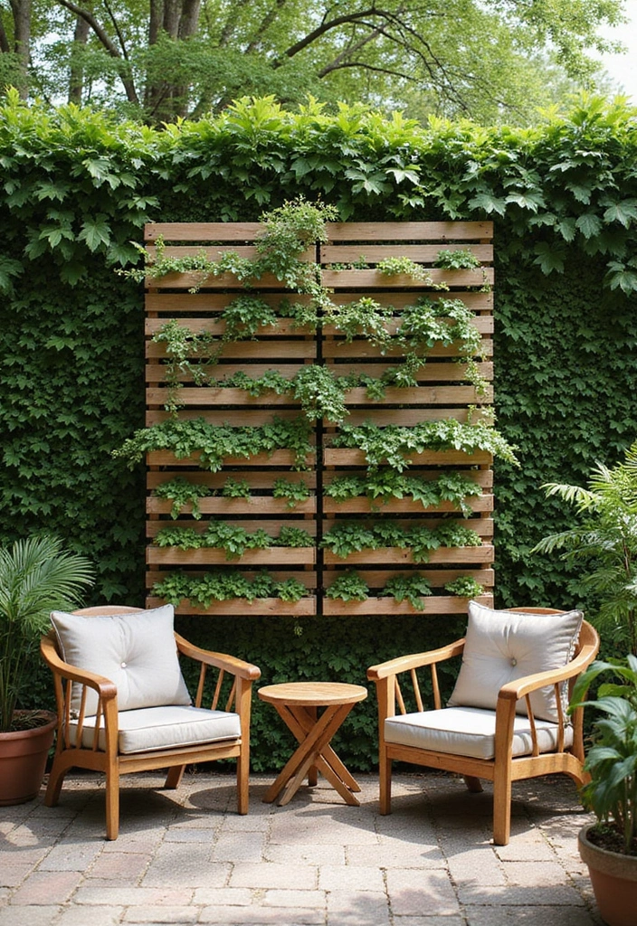16 Space-Saving Vertical Garden Set Up Ideas That Will Blow Your Mind (#4 Is Genius!) - 5. Vertical Wood Slats Garden