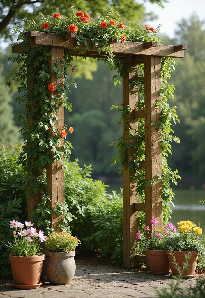 16 Space-Saving Vertical Garden Set Up Ideas That Will Blow Your Mind (#4 Is Genius!) - 8. Vertical Garden with Trellis