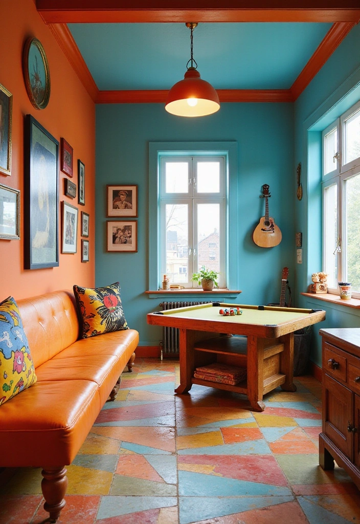 17 DIY Game Room Projects That Are Fun, Easy, and Affordable (You Can’t Miss #5!) - 12. Game Room Refresh with Paint