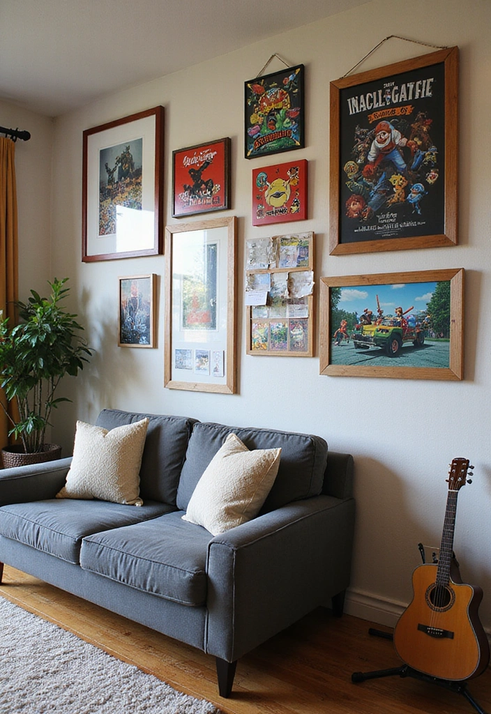 17 DIY Game Room Projects That Are Fun, Easy, and Affordable (You Can’t Miss #5!) - 4. Wall Art from Game Themes