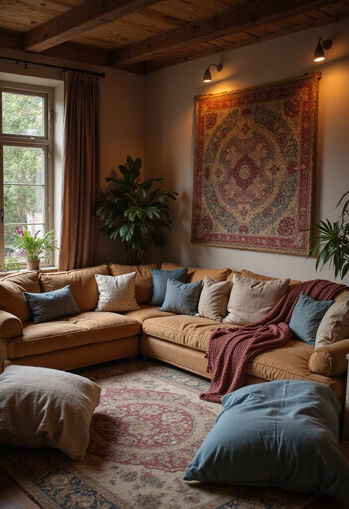 17 DIY Game Room Projects That Are Fun, Easy, and Affordable (You Can’t Miss #5!) - 8. Cozy Corner with Comfy Pillows