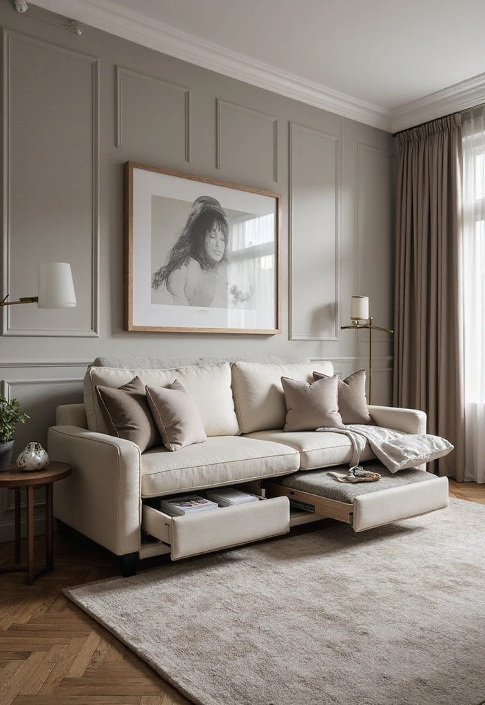 17 Luxury Sofa Styles That Will Elevate Your Home Decor Instantly (Check Out #8!) - 15. Multi-Functional Sofas