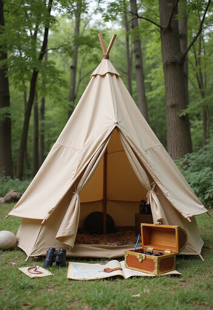 17 Outdoor Kids Tent Decor Ideas That'll Turn Your Backyard into a Wonderland! - 12. Adventure Exploration Zone