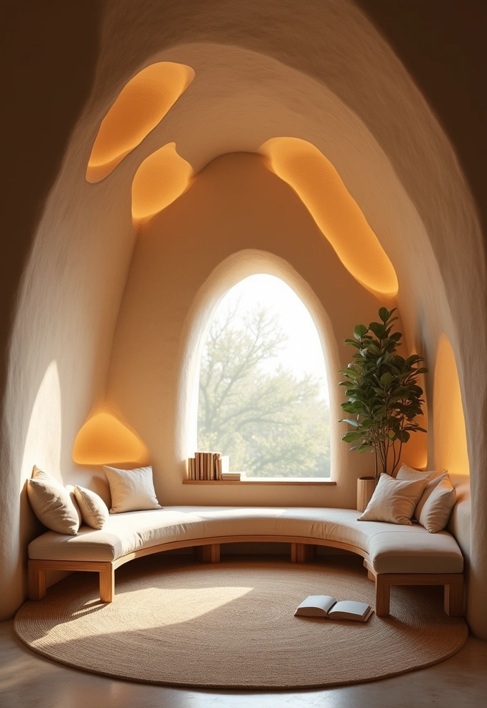 17 Textured Ceiling Ideas That Will Add Depth and Interest to Your Interiors (You’ll Love #11!) - 12. Organic Shapes