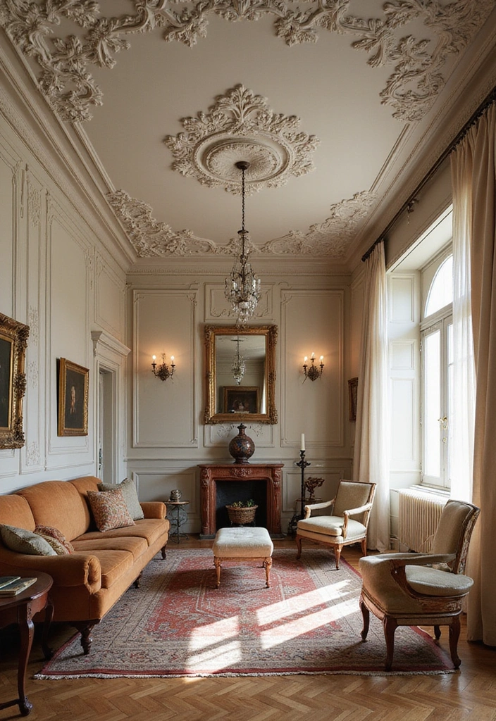 17 Textured Ceiling Ideas That Will Add Depth and Interest to Your Interiors (You’ll Love #11!) - 3. Elegant Plaster Finishes