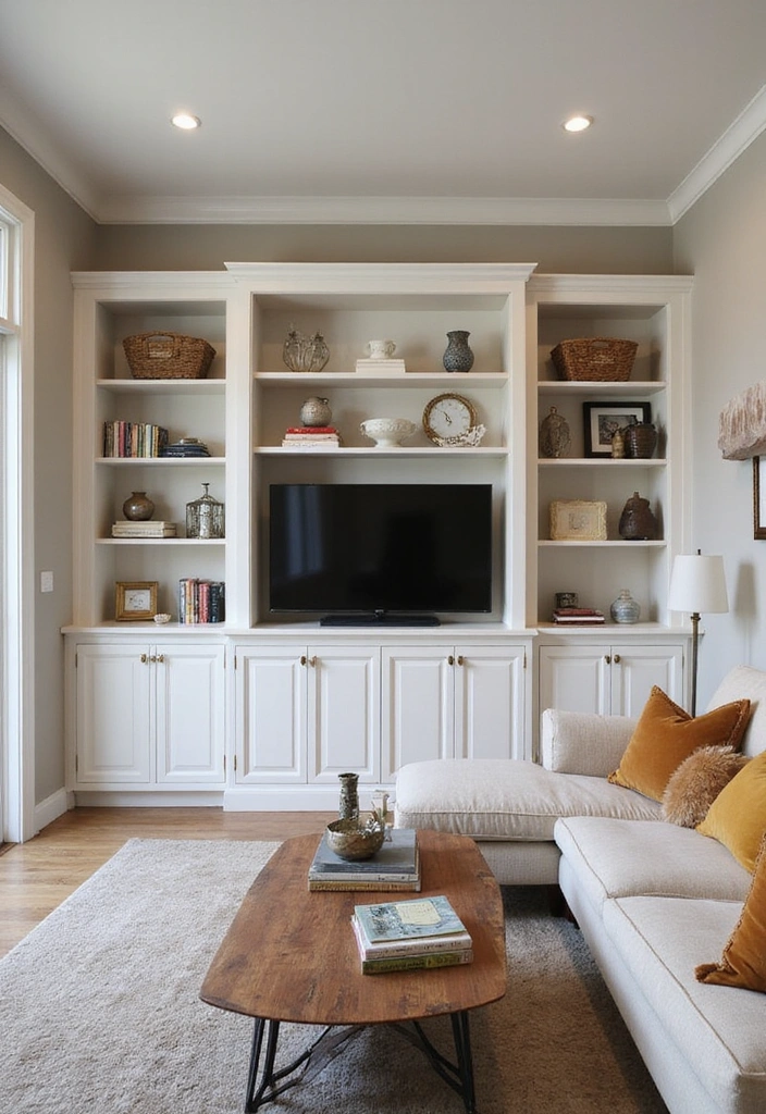 18 Living Room Decor Ideas That Will Make You Say 'Wow!' (You Won't Believe #7!) - 14. Custom Built-ins