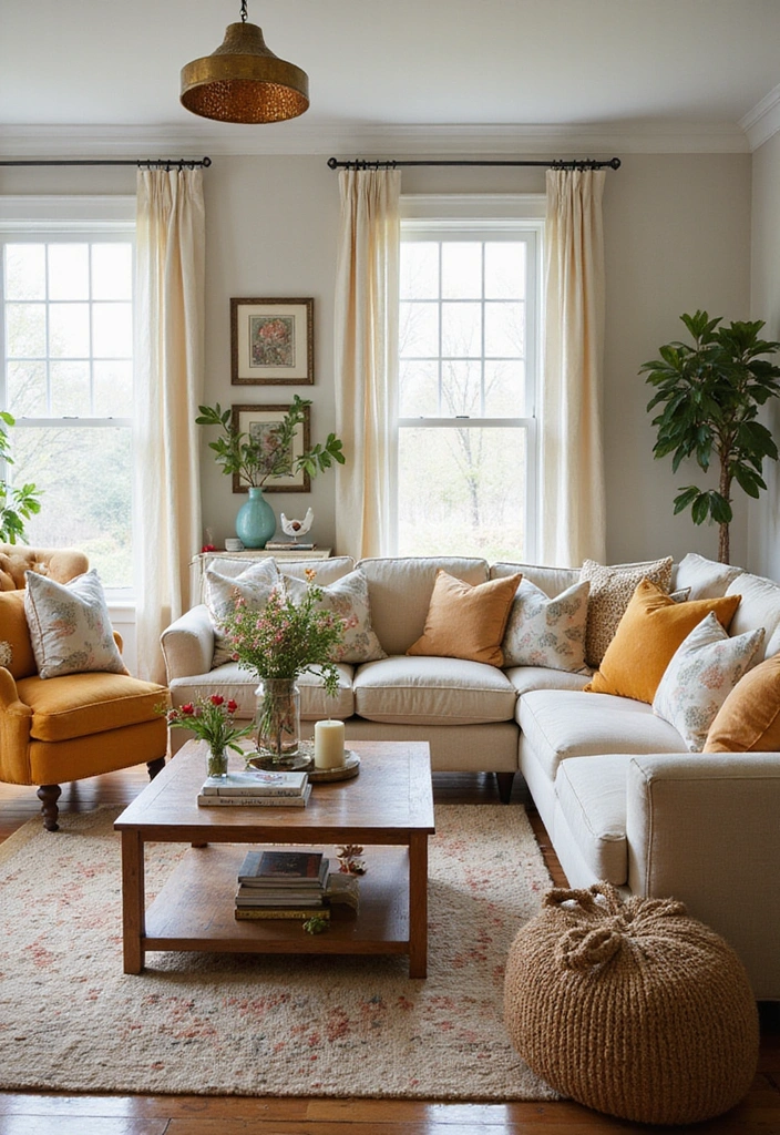 18 Living Room Decor Ideas That Will Make You Say 'Wow!' (You Won't Believe #7!) - 18. Seasonal Decor Changes