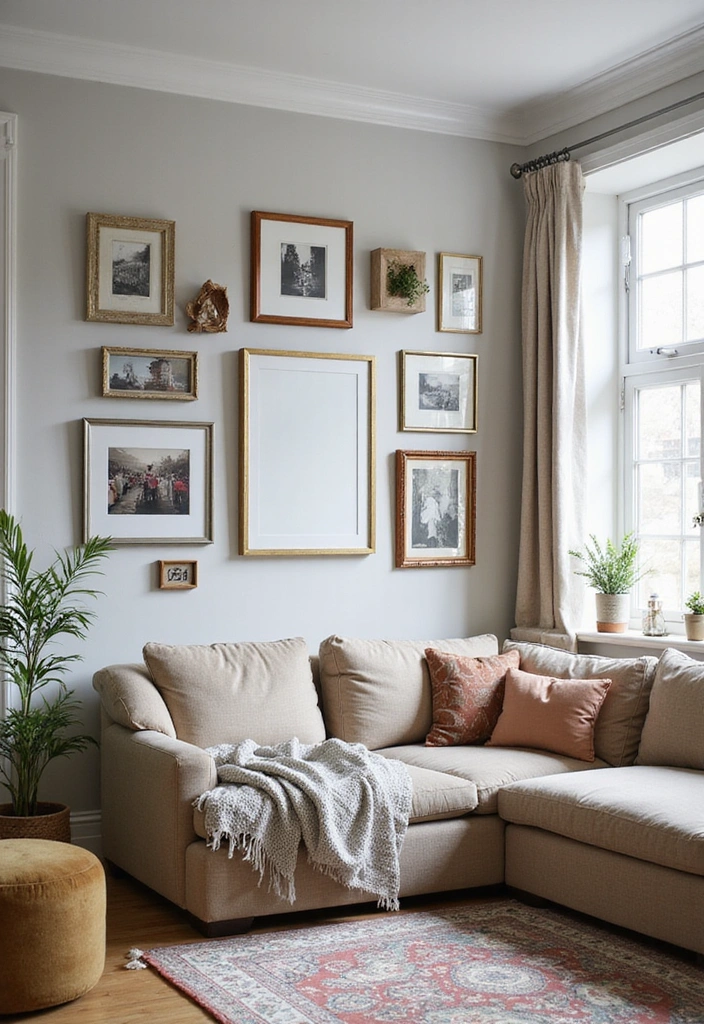 18 Living Room Decor Ideas That Will Make You Say 'Wow!' (You Won't Believe #7!) - 6. Artistic Wall Decor