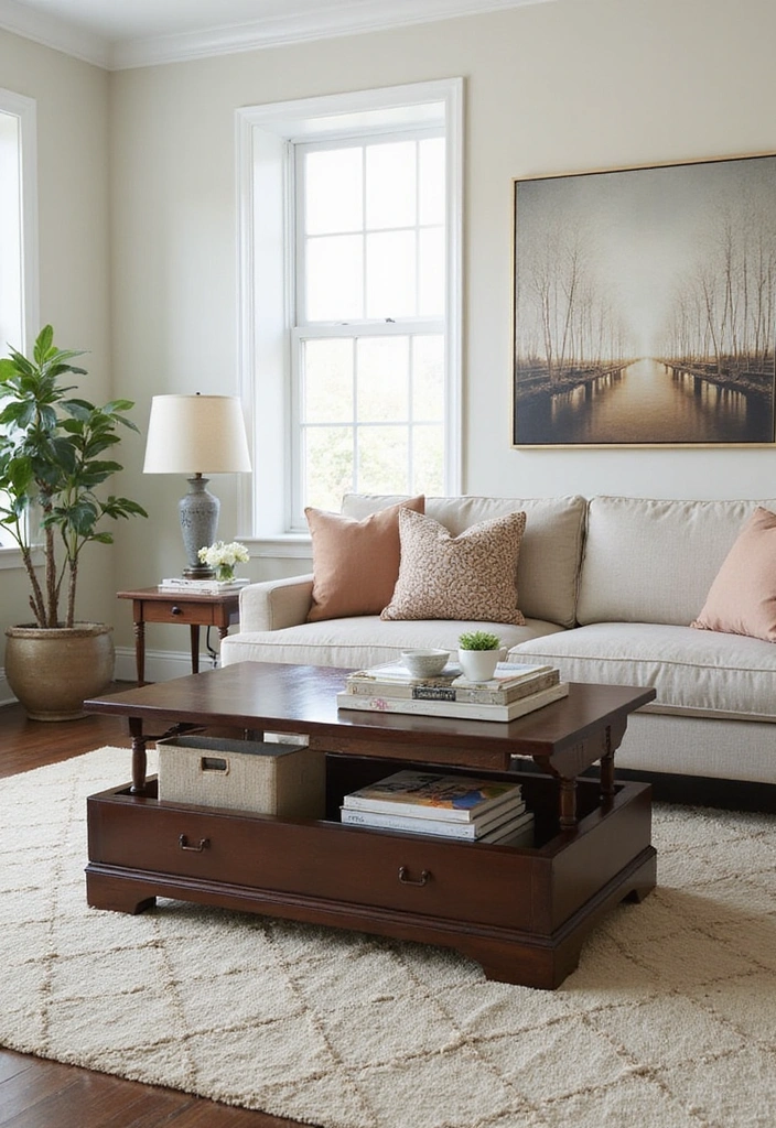 18 Living Room Decor Ideas That Will Make You Say 'Wow!' (You Won't Believe #7!) - 9. Multi-functional Furniture