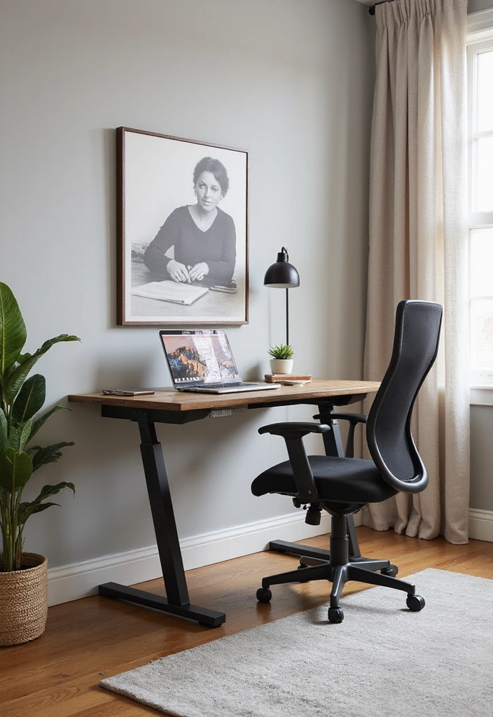 19 Smart Home Office Gadgets That'll Make You Feel Like a Productivity Ninja! - 1. Smart Desk with Adjustable Height