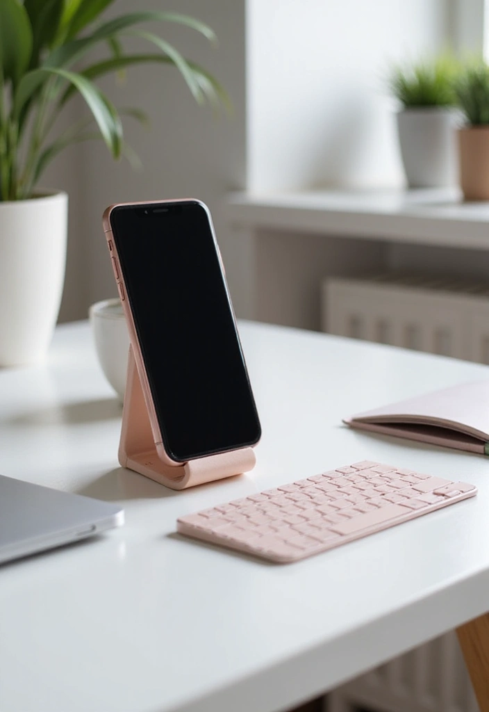 19 Smart Home Office Gadgets That'll Make You Feel Like a Productivity Ninja! - 17. Smart Phone Stand