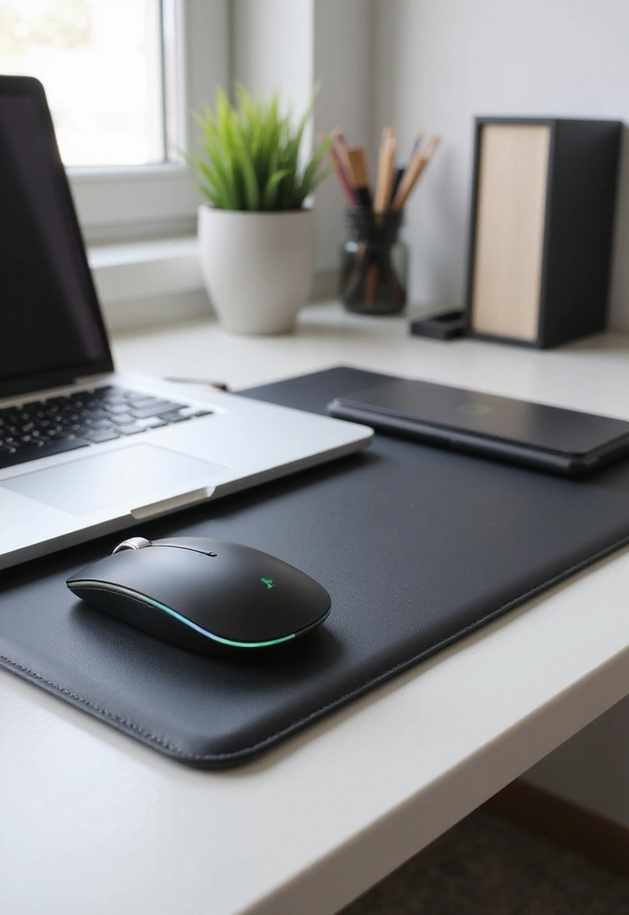 19 Smart Home Office Gadgets That'll Make You Feel Like a Productivity Ninja! - 3. Wireless Charging Mouse Pad