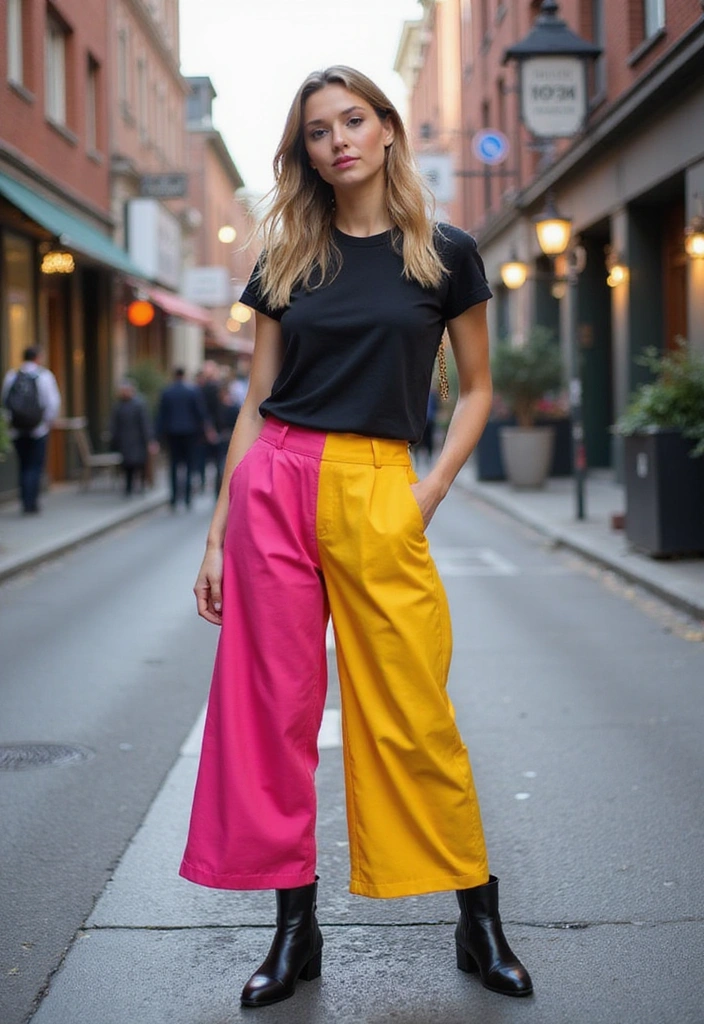 20 Street Style Fashion Trends That'll Make You the Envy of Your Friends (Wait Until You See #10!) - 15. Colorful Trousers