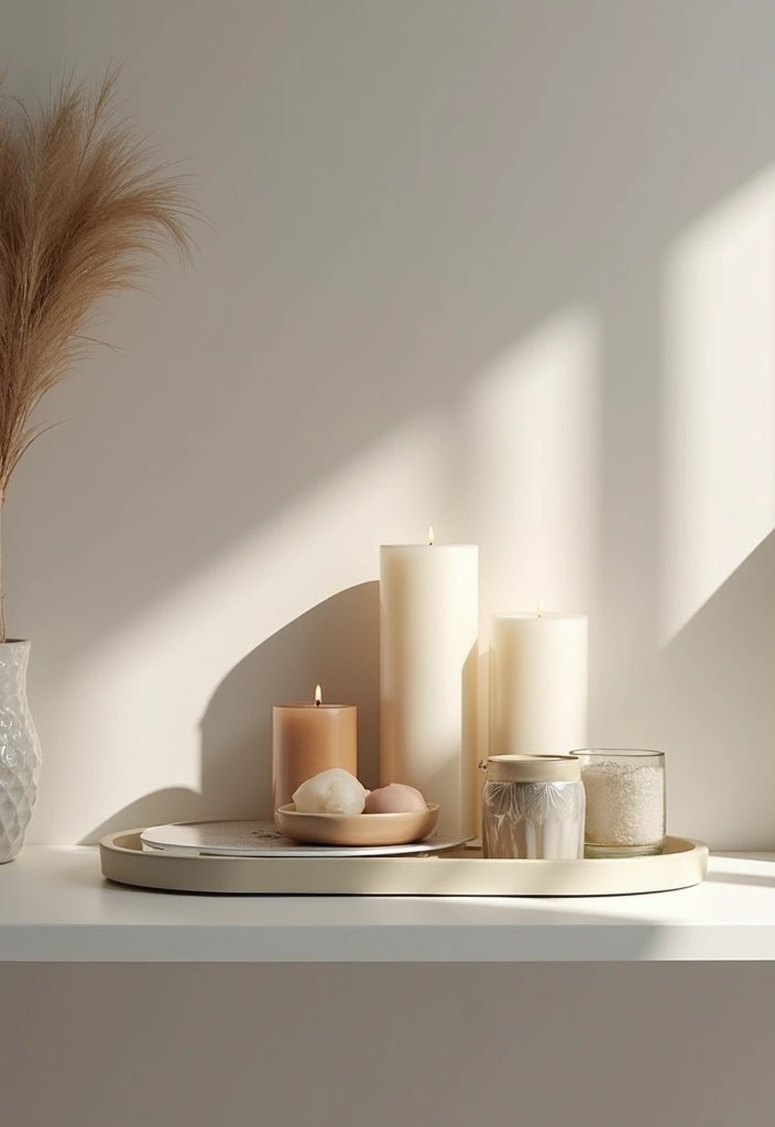 21 Minimalist Shelf Ideas That Prove Less is More in Your Bedroom! - 21. Simple Tray Displays
