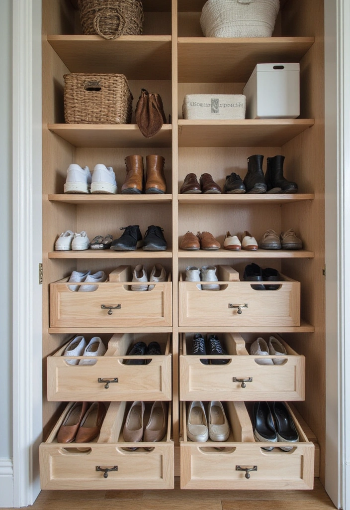25 Kids Closet Organization Hacks That Will Make You Wonder How You Lived Without Them! - 11. Drawer Storage for Shoes