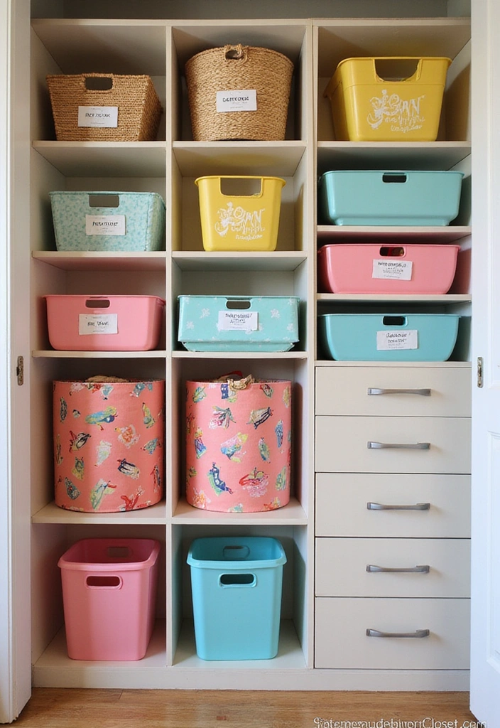 25 Kids Closet Organization Hacks That Will Make You Wonder How You Lived Without Them! - 14. Personalized Labels
