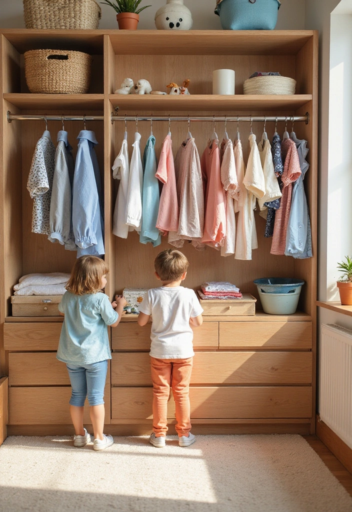 25 Kids Closet Organization Hacks That Will Make You Wonder How You Lived Without Them! - 23. Involve Your Kids