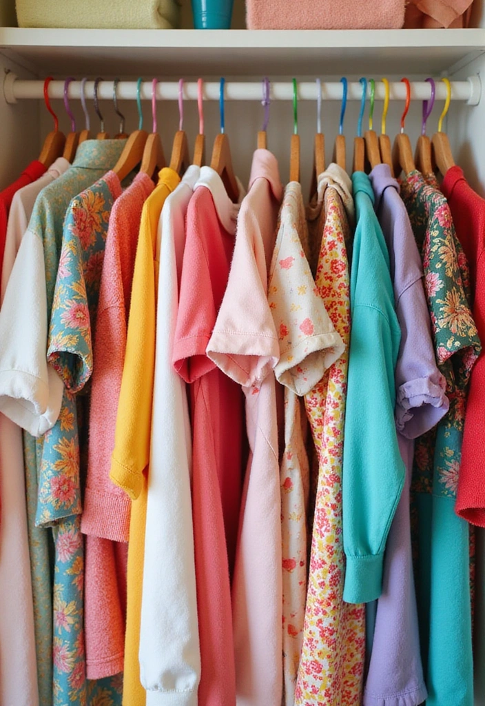 25 Kids Closet Organization Hacks That Will Make You Wonder How You Lived Without Them! - 24. Color-Code Clothes