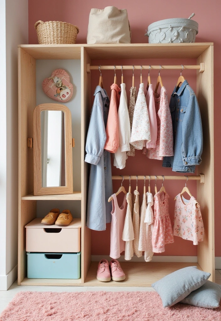 25 Kids Closet Organization Hacks That Will Make You Wonder How You Lived Without Them! - 4. Create a Clothing Display