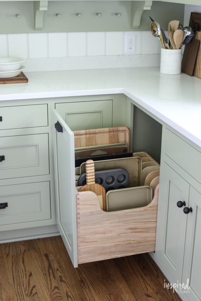 12 Kitchen Makeovers on a Budget That’ll Leave You Speechless! - Clever Storage Solutions: Hidden Drawer Dividers