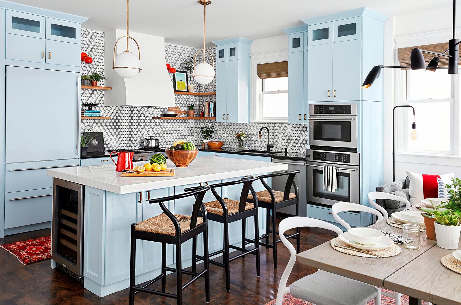 12 Kitchen Makeovers on a Budget That’ll Leave You Speechless! - Pops of Color: Bright Accent Features
