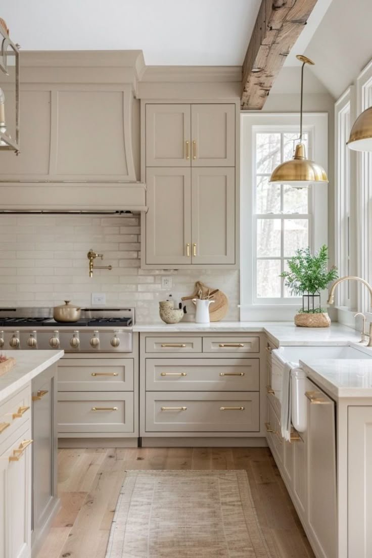 12 Kitchen Makeovers on a Budget That’ll Leave You Speechless! - Soft and Serene: Light Beige Tones