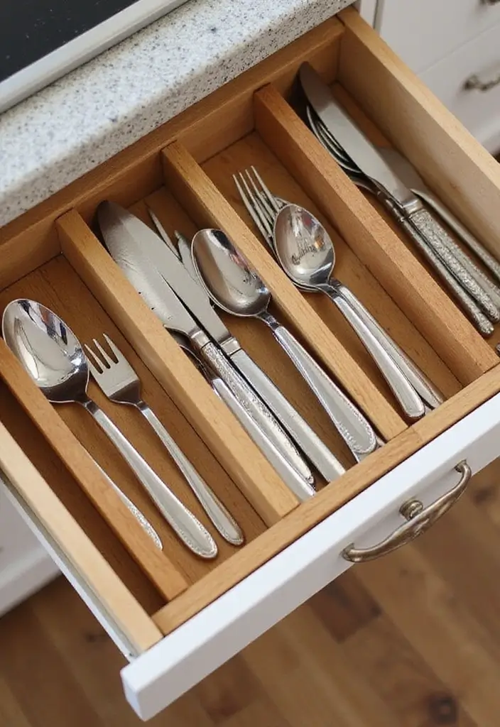 14 Kitchen Organization Tips That Will Change Your Cooking Experience Forever (Don't Miss #9!) - 2. Invest in Drawer Dividers