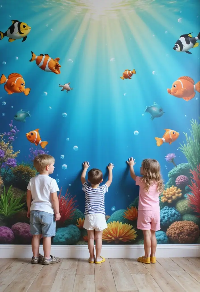 20 Fun Kids' Room Decor Ideas That'll Make Your Little One Jump for Joy! - 1. Themed Wall Murals
