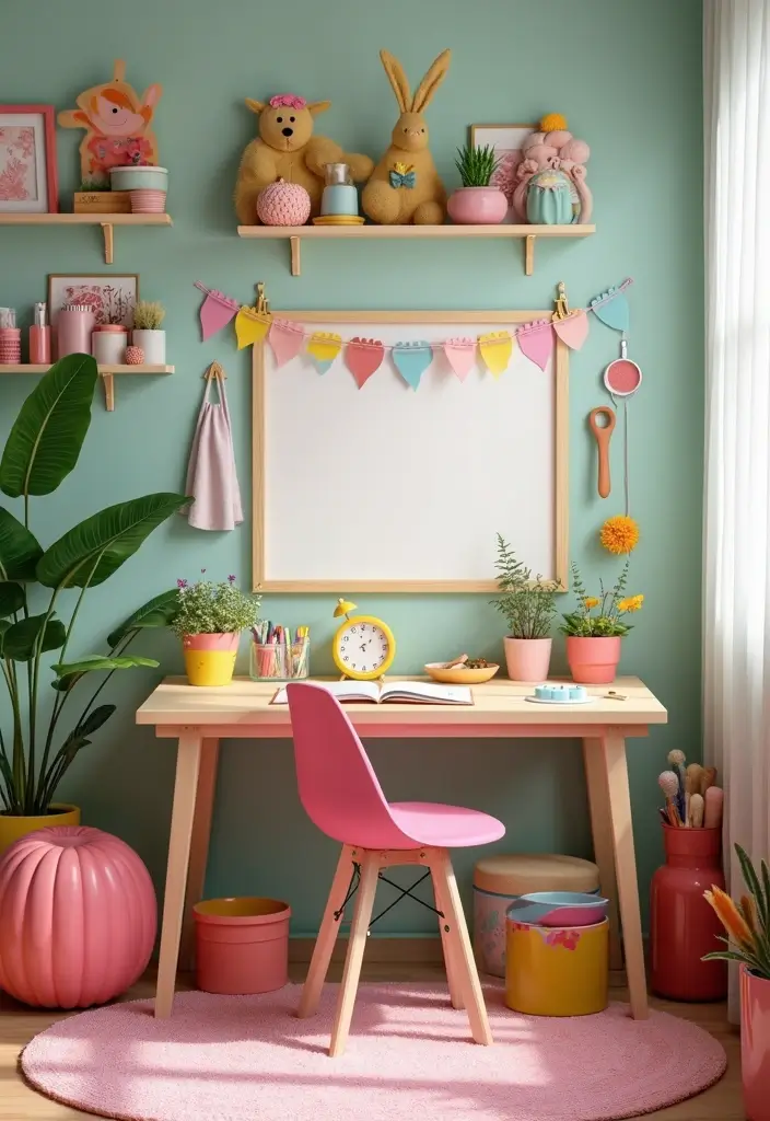 20 Fun Kids' Room Decor Ideas That'll Make Your Little One Jump for Joy! - 15. DIY Craft Stations