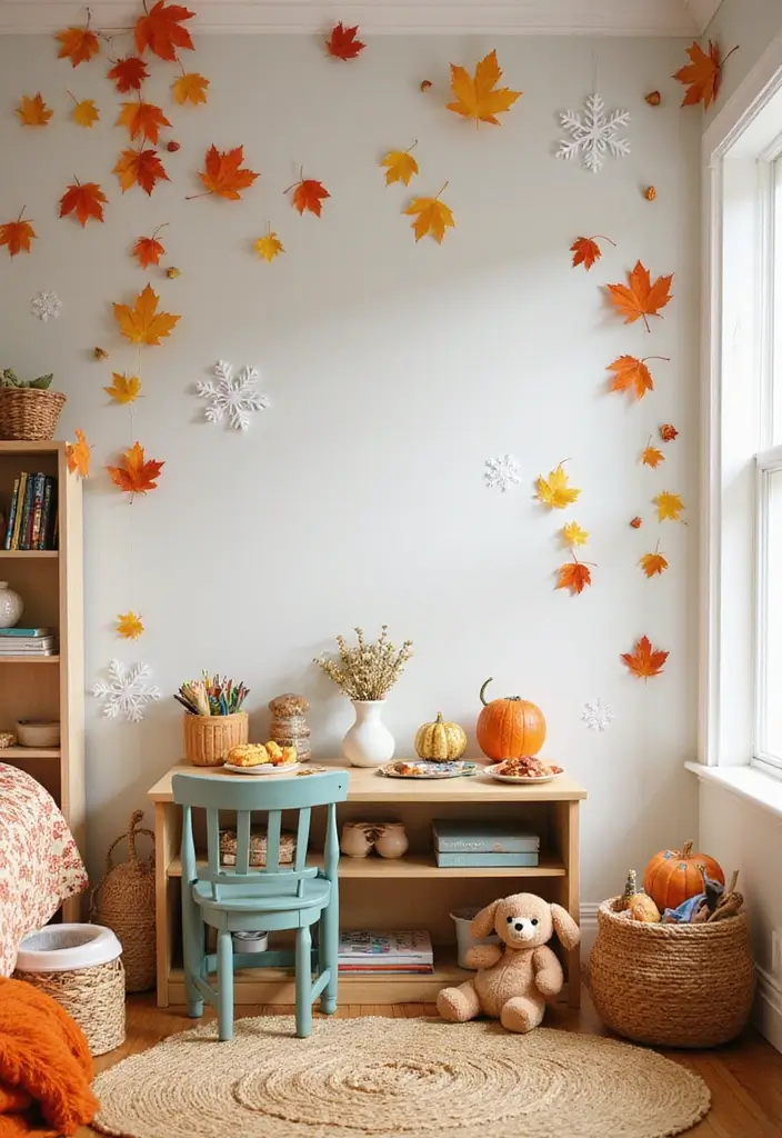 20 Fun Kids' Room Decor Ideas That'll Make Your Little One Jump for Joy! - 20. Seasonal Decor Changes
