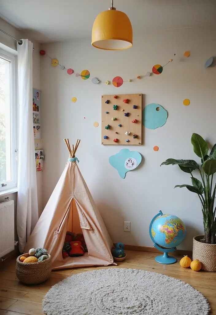 20 Fun Kids' Room Decor Ideas That'll Make Your Little One Jump for Joy! - 6. Adventure-Themed Decor