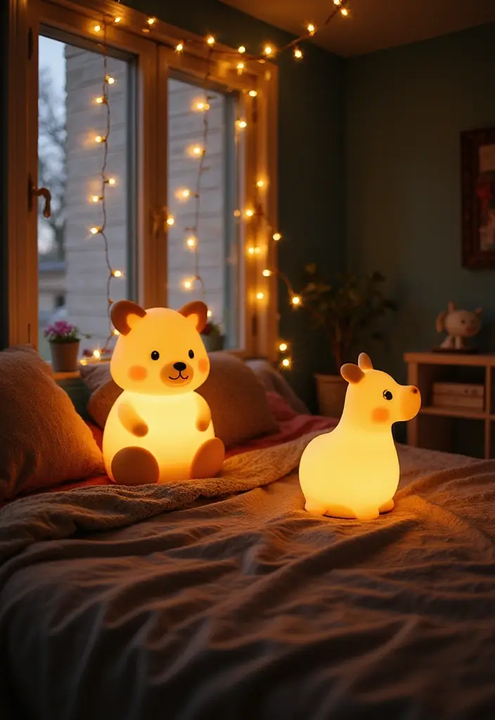 20 Fun Kids' Room Decor Ideas That'll Make Your Little One Jump for Joy! - 7. Creative Lighting Solutions