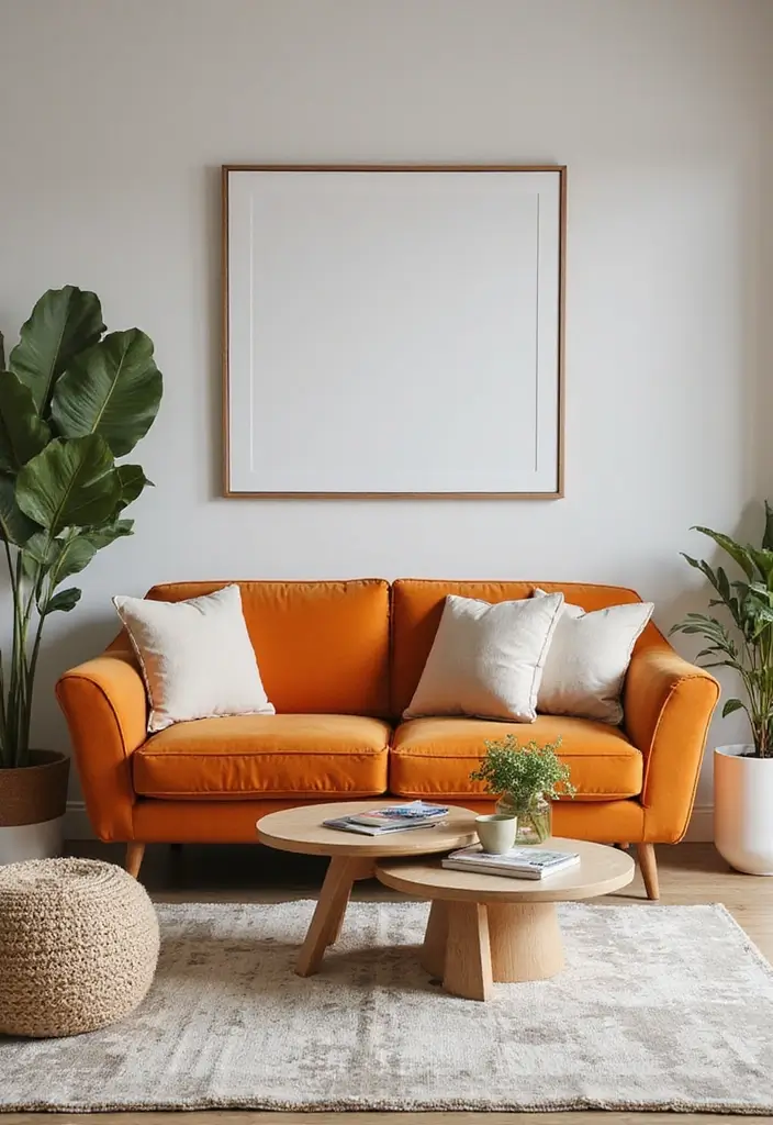 25 Cozy Living Room Ideas That'll Make You Want to Curl Up with a Book! (Don't Miss #9!) - 12. Statement Furniture Pieces