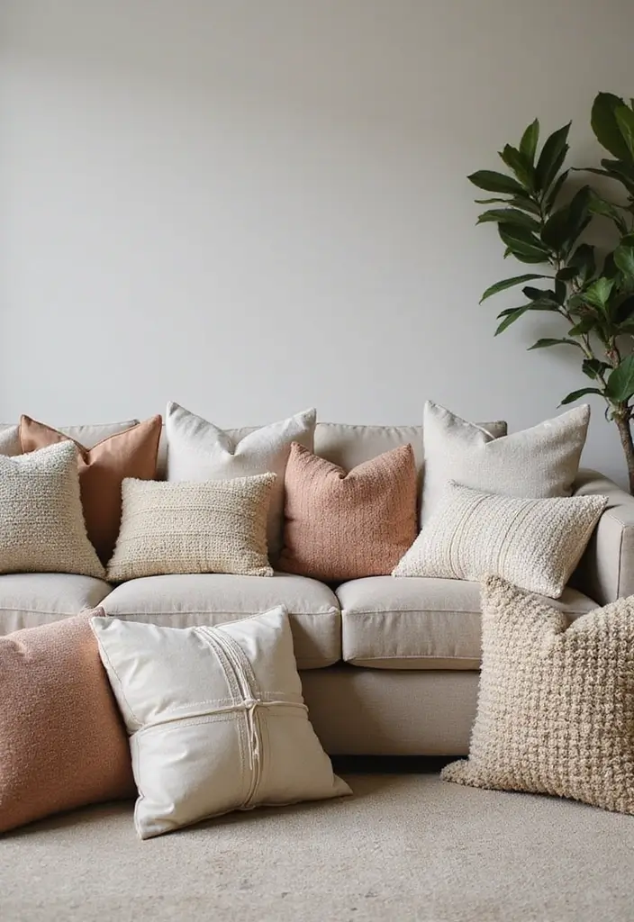25 Cozy Living Room Ideas That'll Make You Want to Curl Up with a Book! (Don't Miss #9!) - 14. Cozy Throw Pillows