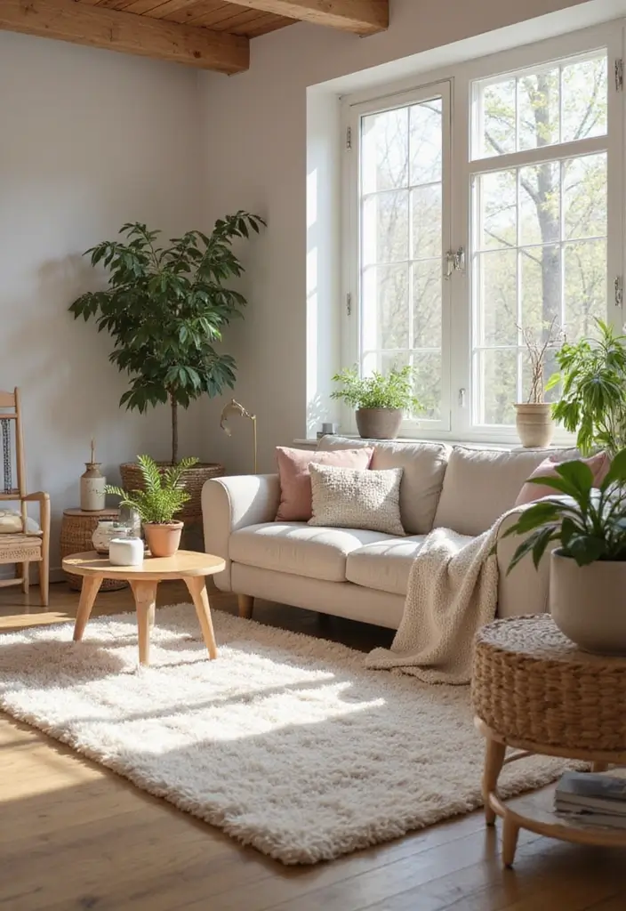 25 Cozy Living Room Ideas That'll Make You Want to Curl Up with a Book! (Don't Miss #9!) - 18. Soft Rugs for Comfort