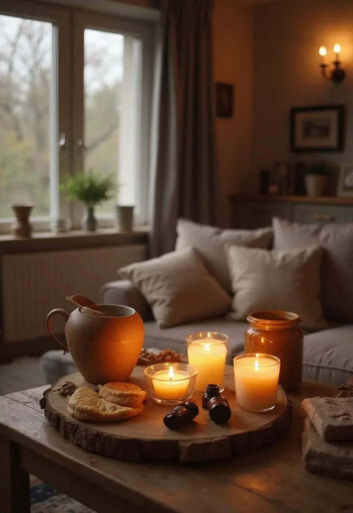 25 Cozy Living Room Ideas That'll Make You Want to Curl Up with a Book! (Don't Miss #9!) - 19. Incorporate Mood-Boosting Scents